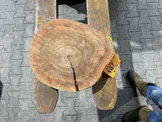 Rosewood Schijf, Dikte 70mm, Ø 400mm